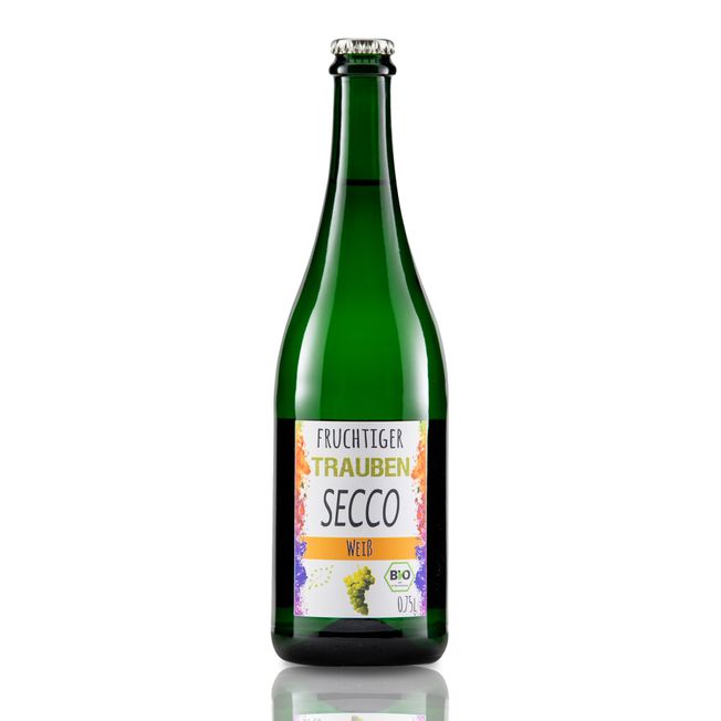 TRAUBENSECCO weiß bio Bioland 0,75 L