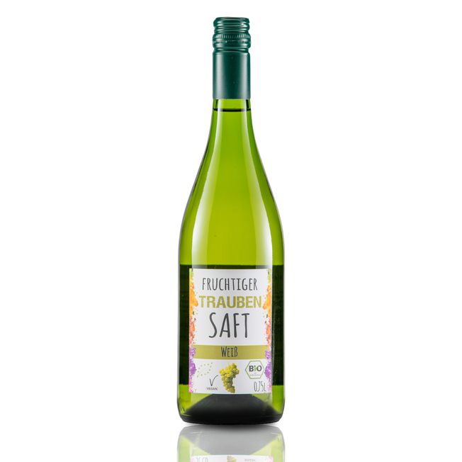 TRAUBENSAFT weiß bio Bioland 0,75 L
