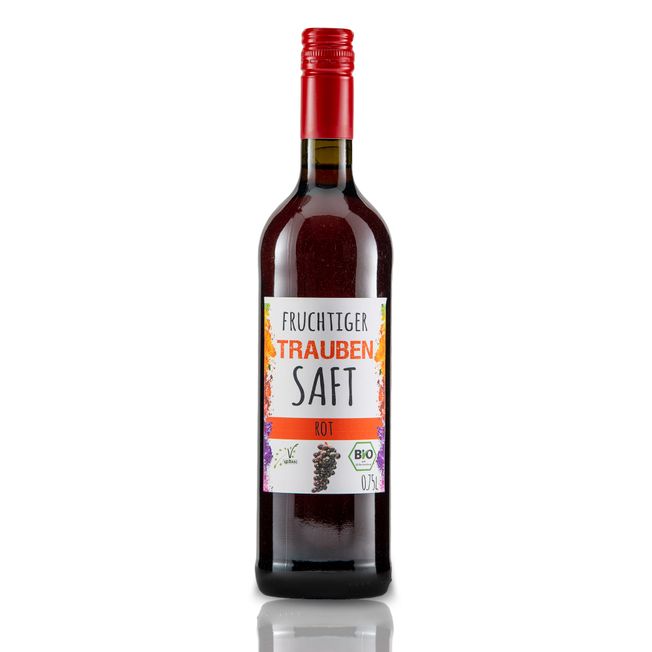 TRAUBENSAFT rot bio Bioland 0,75 L